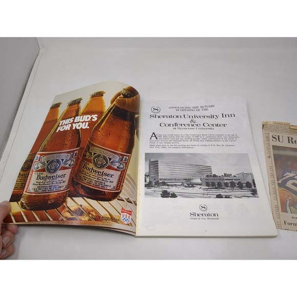 1983 Syracuse Orange Football Game Program & Newspaper NCAA Tim Green Mike Siano - Picture 8 of 16